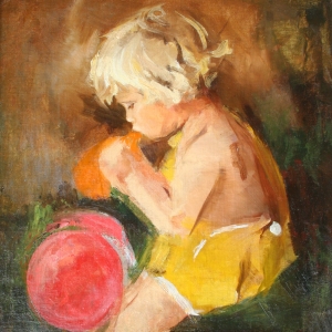 baby-with-orange-balloons