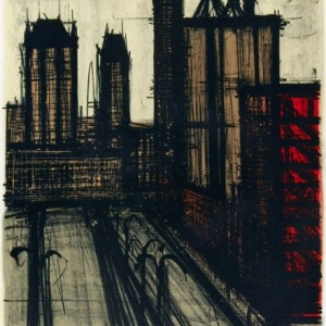 1_bernard-buffet_manhattan-series-park-avenue_color-lithograph_c-1960_sold-for-1610-00